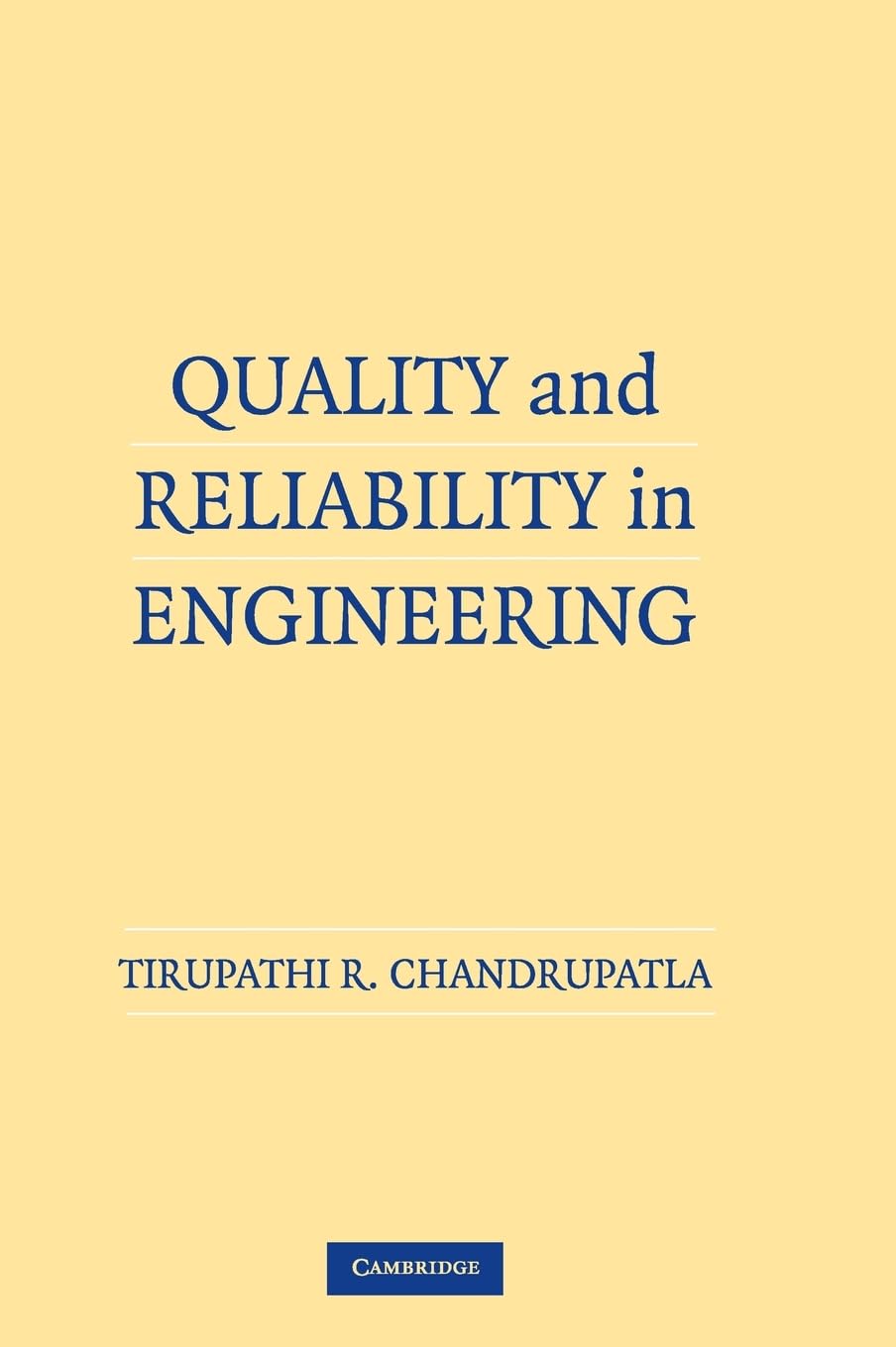 Quality and Reliability in Engineering,Used