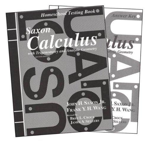 Saxon Calculus: Homeschool Packet,New