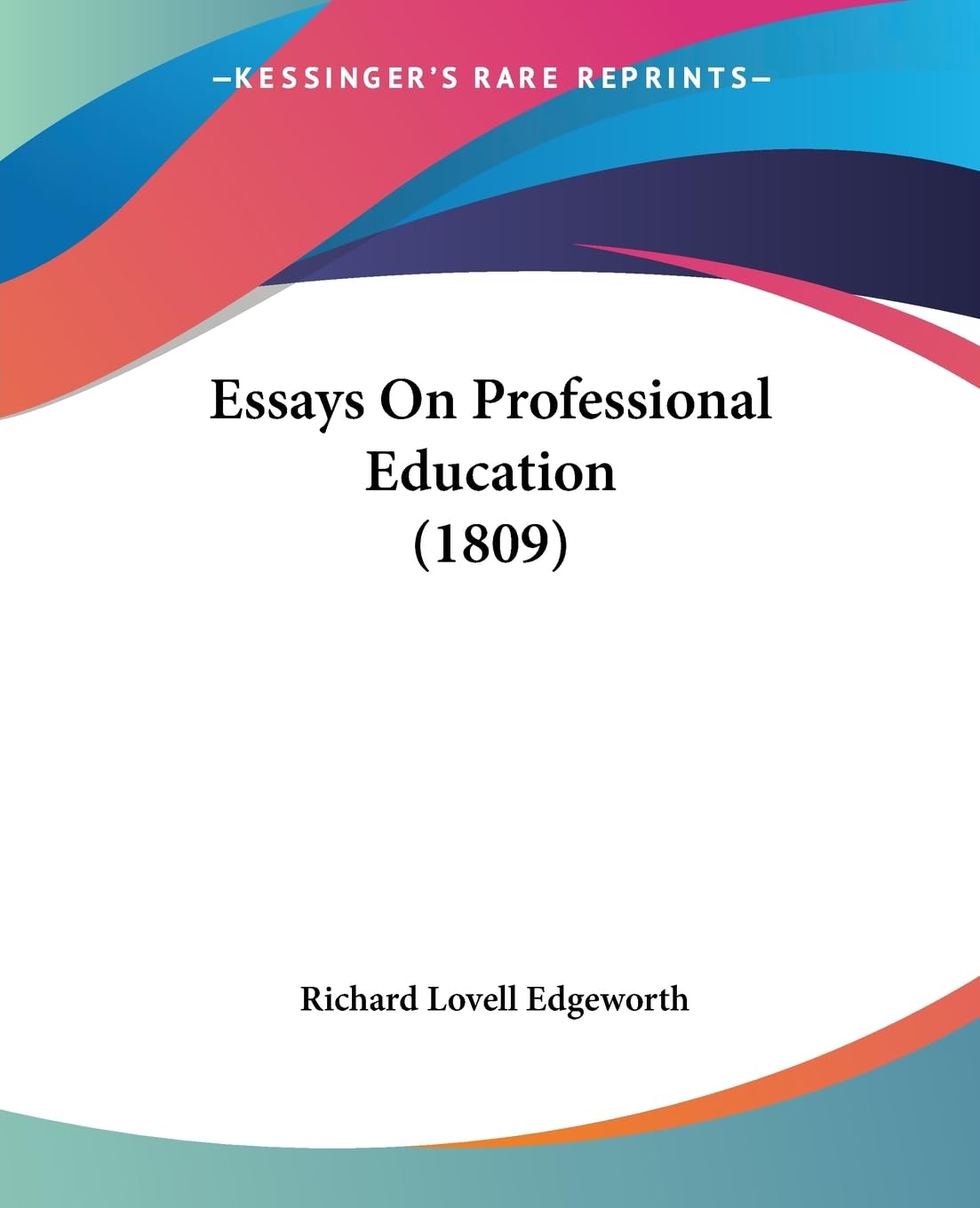 Essays On Professional Education (1809),Used