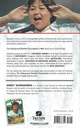 The Underground Baseball Encyclopedia: Baseball Stuff You Never Needed to Know and Can Certainly Live Without,Used