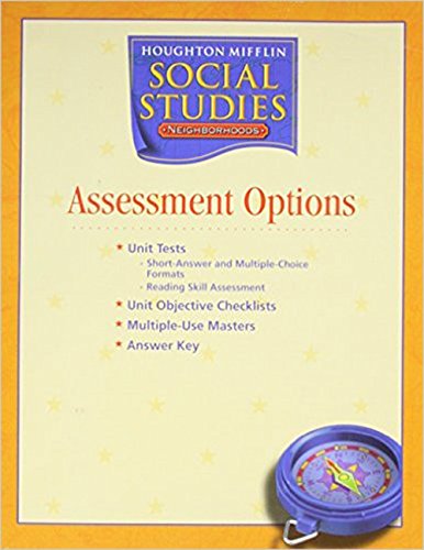 Houghton Mifflin Social Studies: Asmt Opt Blm L2 Neighborhds Neighborhoods,New