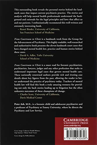 From Courtroom to Clinic: Legal Cases that Changed Mental Health Treatment,Used