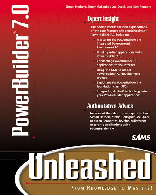 Powerbuilder 7.0 Unleashed,Used