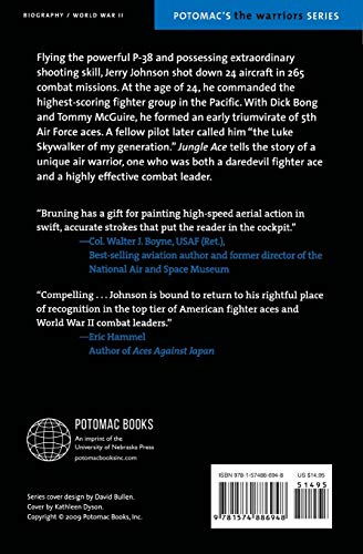 Jungle Ace: The Story of One of the USAAF's Great Fighret Leaders, Col. Gerald R. Johnson,Used