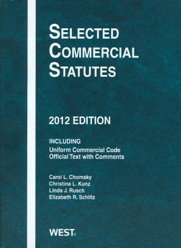 Selected Commercial Statutes, 2012,Used