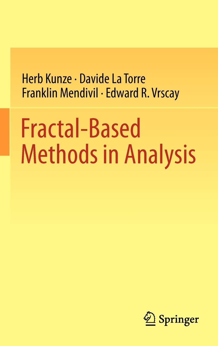 Fractalbased Methods In Analysis