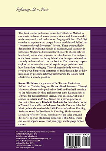 Singing with Your Whole Self: The Feldenkrais Method and Voice,Used