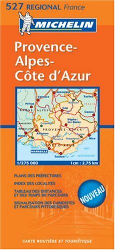 Michelin France: Provence/Alpes/Cote d'Azur (Michelin Maps),Used