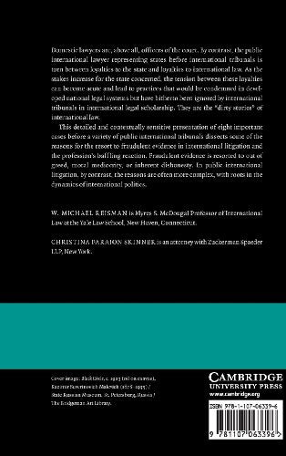 Fraudulent Evidence Before Public International Tribunals: The Dirty Stories of International Law (Hersch Lauterpacht Memorial L,Used