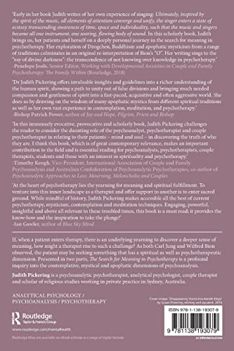 The Search for Meaning in Psychotherapy: Spiritual Practice, the Apophatic Way and Bion,Used