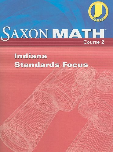 Saxon Math, Course 2: Indiana Standards Focus,Used