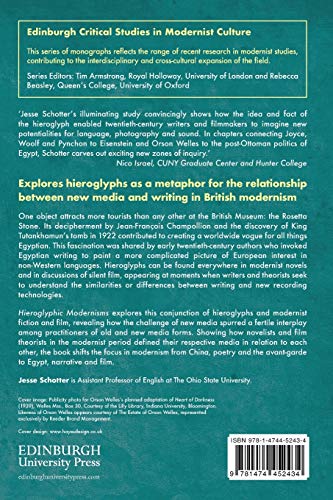 Hieroglyphic Modernisms: Writing and New Media in the Twentieth Century (Edinburgh Critical Studies in Modernist Culture),Used