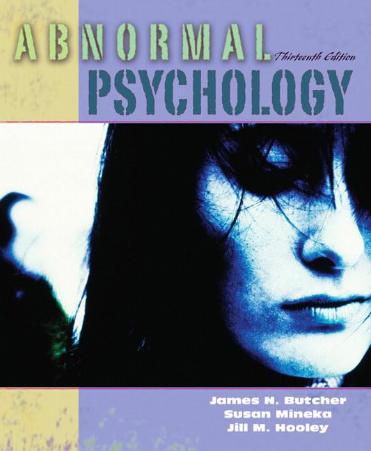 Abnormal Psychology (13th Edition),Used