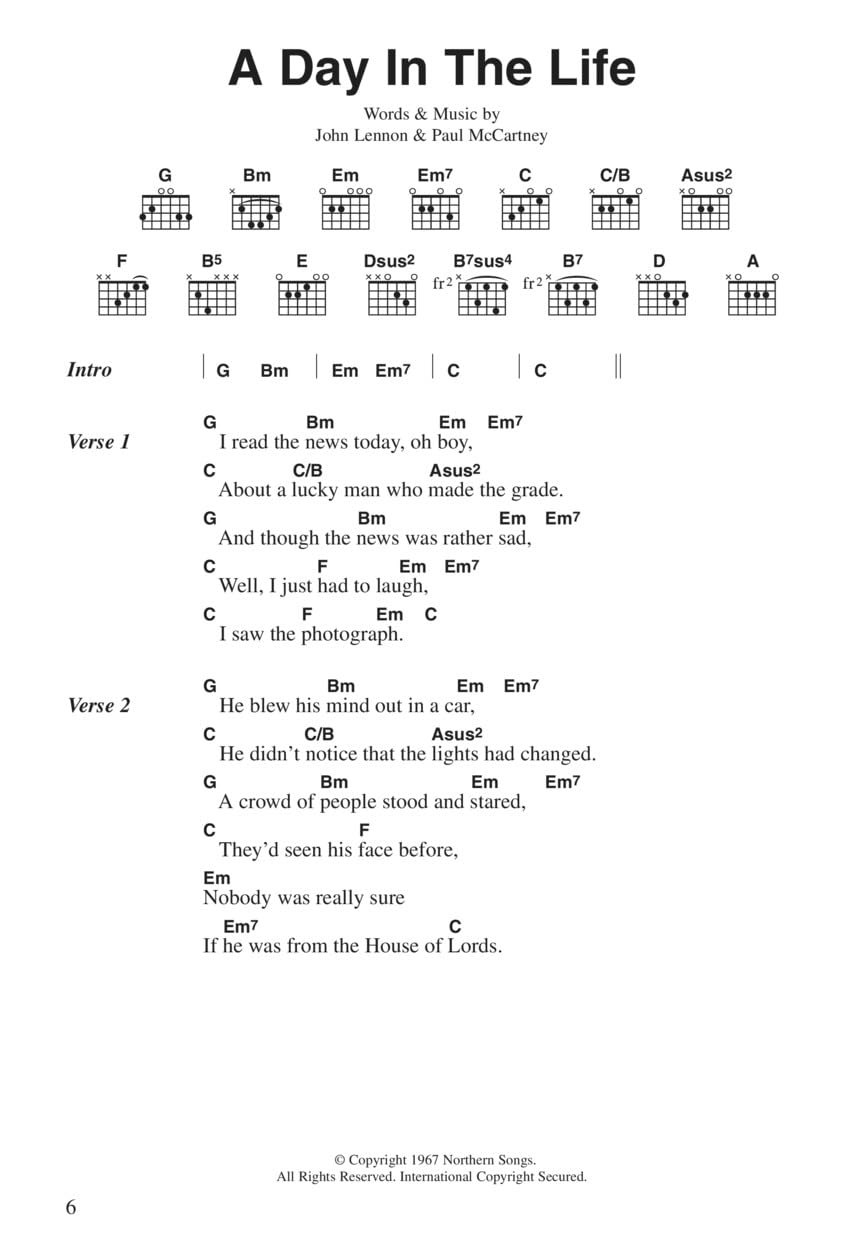 The Beatles Complete Chord Songbook,New
