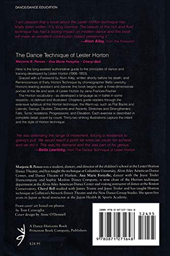 Dance Technique Of Lester Horton,New