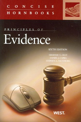 Principles of Evidence (Concise Hornbook Series),Used