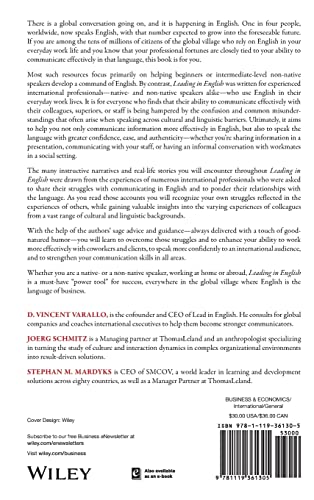 Leading in English: How to Confidently Communicate and Inspire Others in the International Workplace,Used