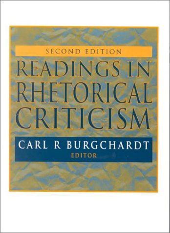 Readings in Rhetorical Criticism, second edition,Used
