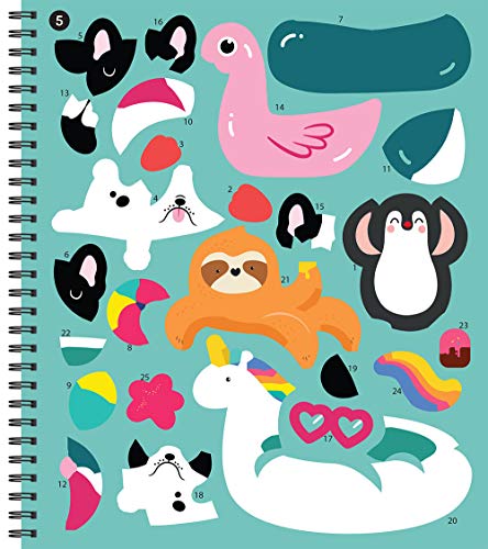 Brain Games  Sticker by Number: Sloth,Used