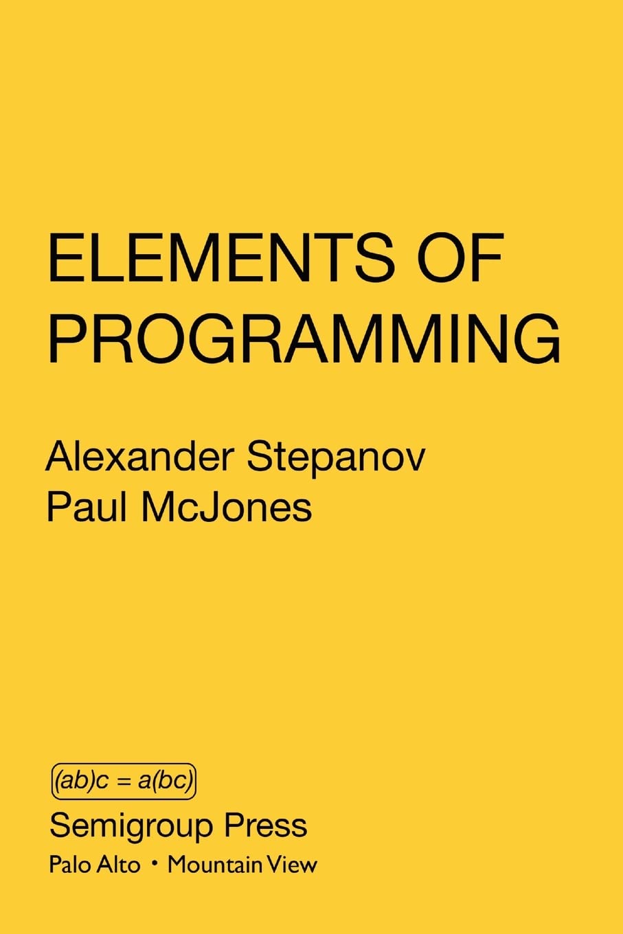 Elements of Programming,Used