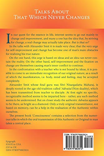 Consciousness: Talks About That Which Never Changes,Used