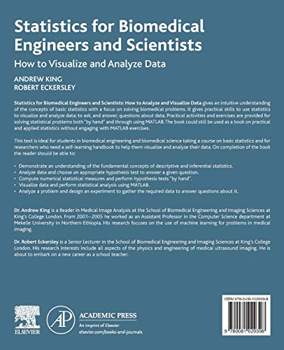 Statistics for Biomedical Engineers and Scientists: How to Visualize and Analyze Data,Used