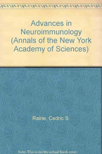Advances in Neuroimmunology (Annals of the New York Academy of Sciences),Used