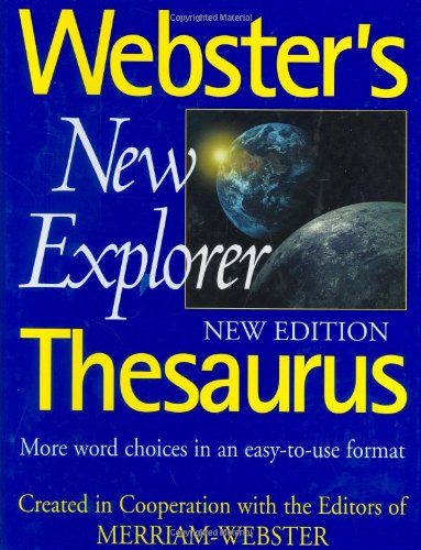 Webster's New Explorer Thesaurus,New