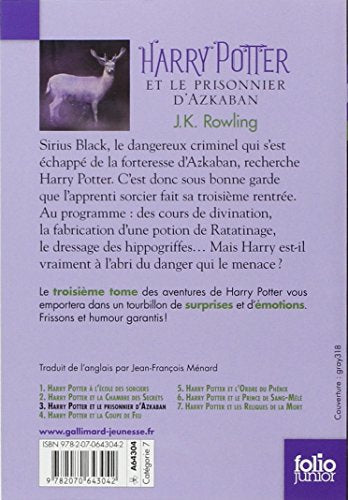Harry Potter Et le Prisonnier D'Azkaban (French Edition),Used