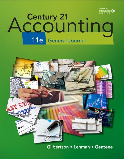 Century 21 Accounting: General Journal (Century 21 Accounting Series),Used