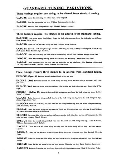 Open Guitar Tunings,Used