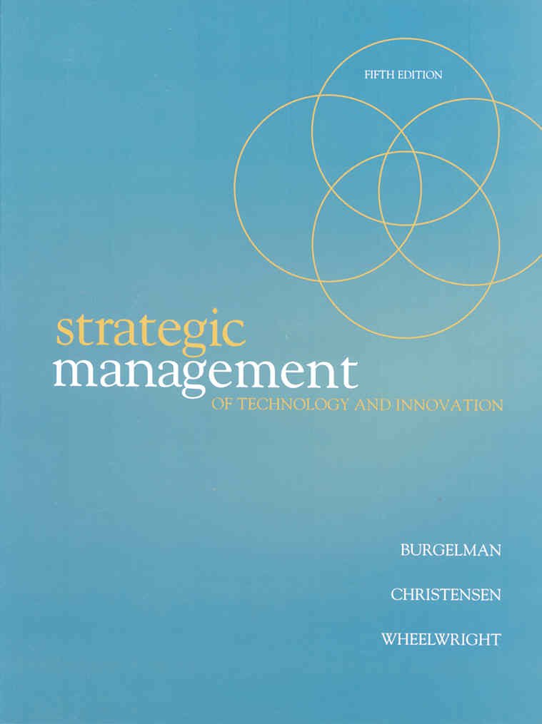 Strategic Management Of Technology And Innovation,Used