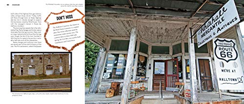Ghost Towns Of Route 66: The Forgotten Places Along Americas Famous Highway  Includes 24In X 36In Foldout Map,Used