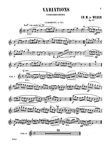 Variations, Op. 33: Part(s) (Kalmus Edition),Used