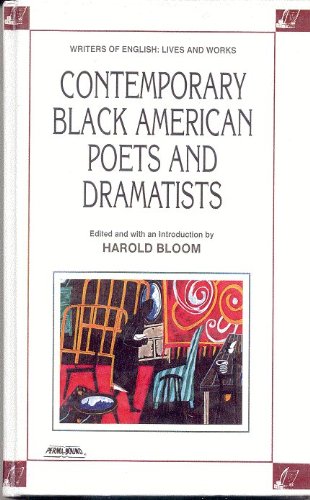 Contemporary Black American Poets and Dramatists (Writers of English: Lives and Works),Used