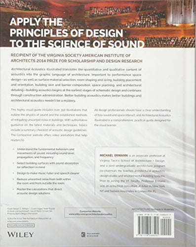 Architectural Acoustics Illustrated,Used