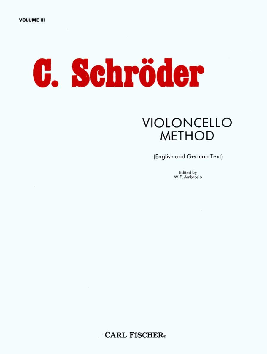 O3484  Violincello Method  Volume 3 (VIOLONCELLE),Used