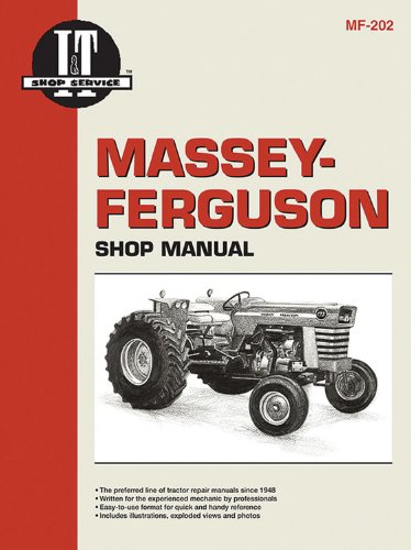 Massey Ferguson Shop Manual Models MF29 MF37 MF38 & MF39,Used