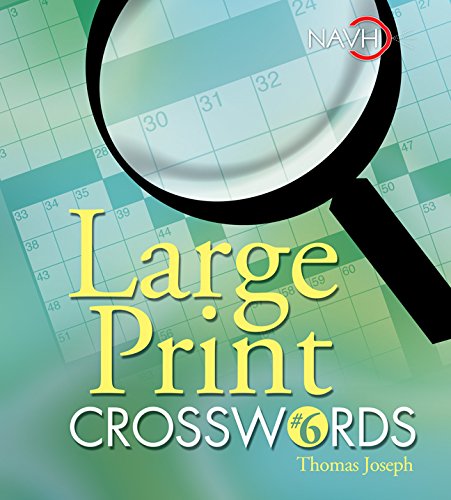 Large Print Crosswords #6,Used