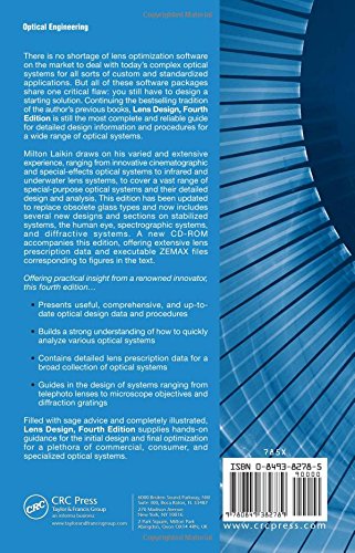 Lens Design (Optical Science and Engineering),Used