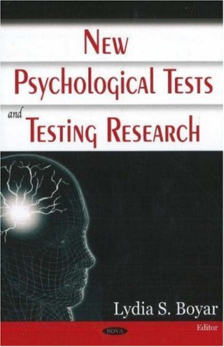 New Psychological Tests and Testing Research,Used