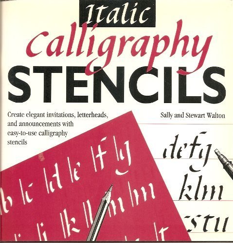 Italic Calligraphy Stencils,Used