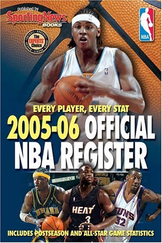 Sporting News Official NBA Register: 20052006 Edition,Used