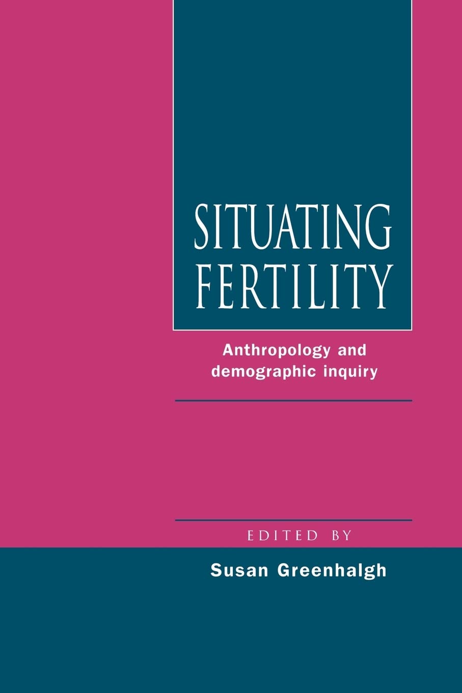 Situating Fertility: Anthropology and Demographic Inquiry,New
