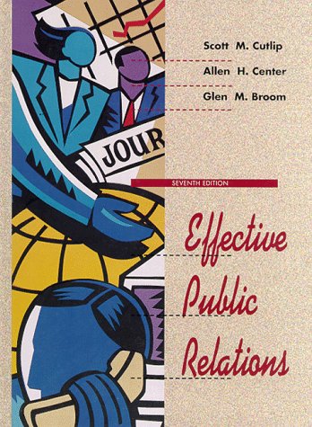 Effective Public Relations,New