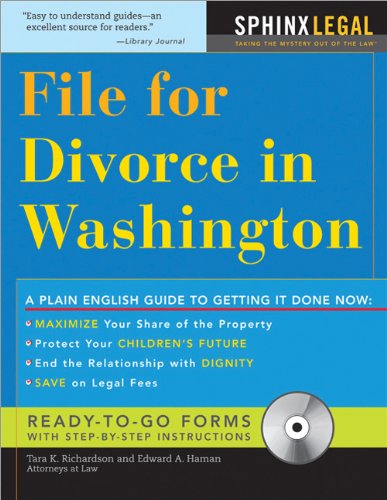 File for Divorce in Washington (Legal Survival Guides),Used