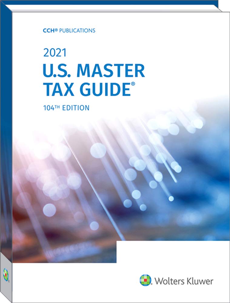 U.S. Master Tax Guide 2021,Used
