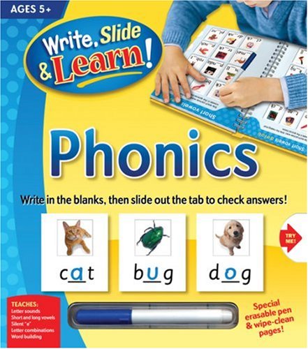 Phonics: Ages 5+ (Write, Slide & Learn!),Used
