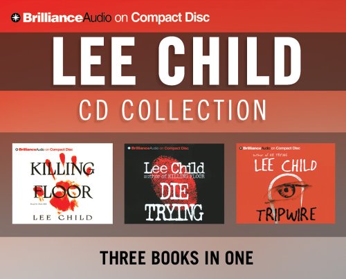 Lee Child Cd Collection: Killing Floor, Die Trying, Tripwire (Jack Reacher Series),Used
