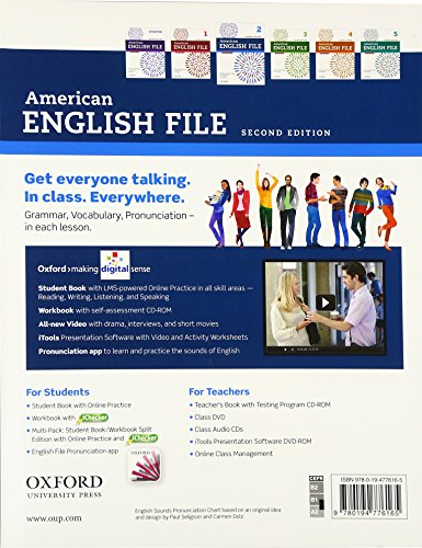 American English File 2E 2 Studentbook: With Online Practice,Used